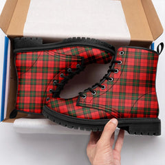 Dunbar Modern Tartan Leather Boots