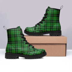 Galloway District Tartan Leather Boots