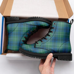 Oliphant Ancient Tartan Leather Boots