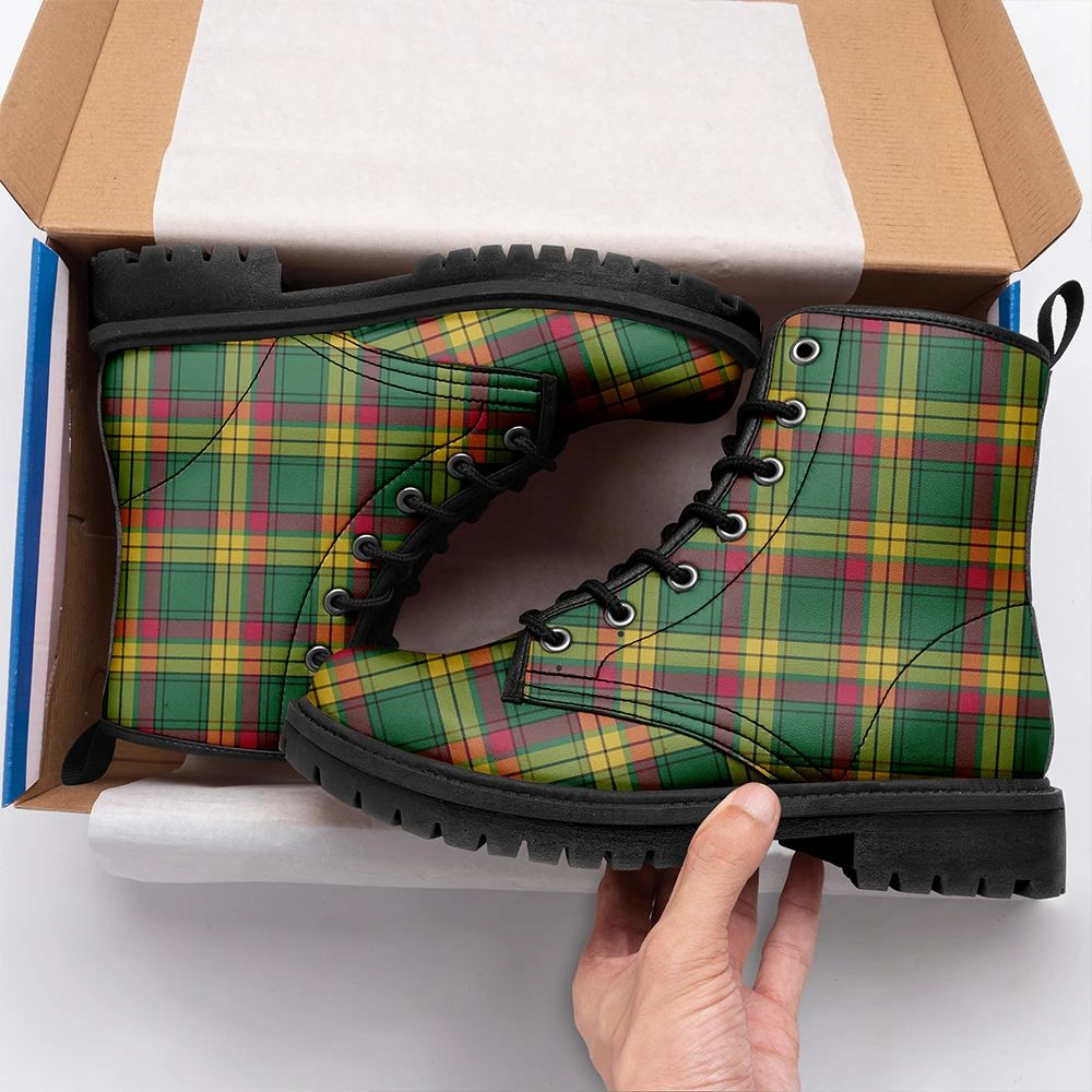 MacMillan Old Ancient Tartan Leather Boots