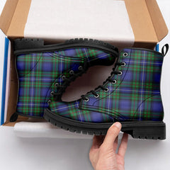 Robertson Hunting Modern Tartan Leather Boots