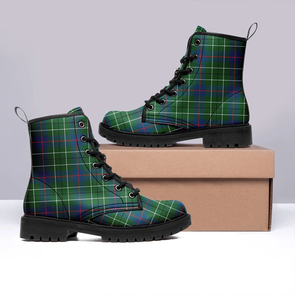 Duncan Ancient Tartan Leather Boots