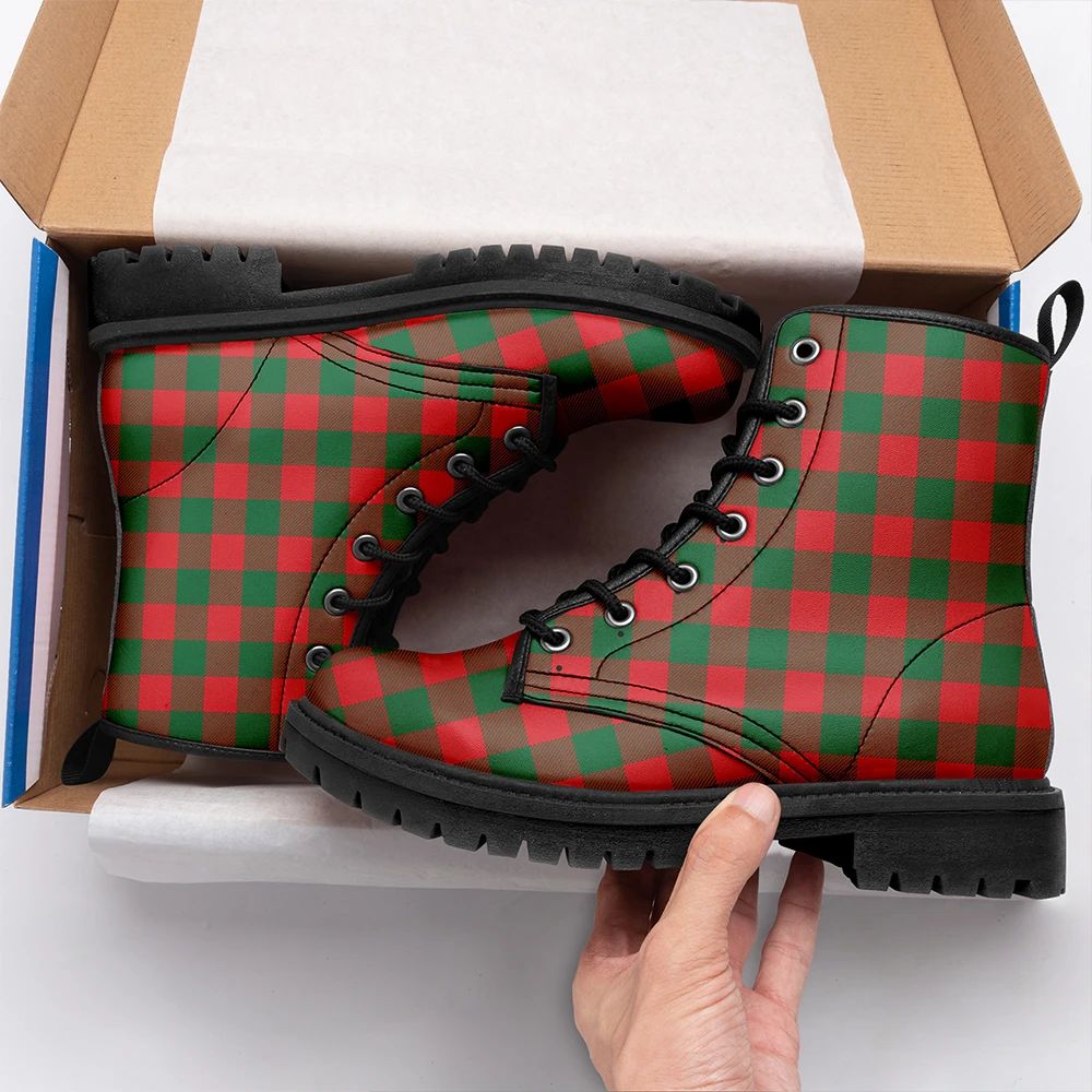 Moncrieffe Tartan Leather Boots