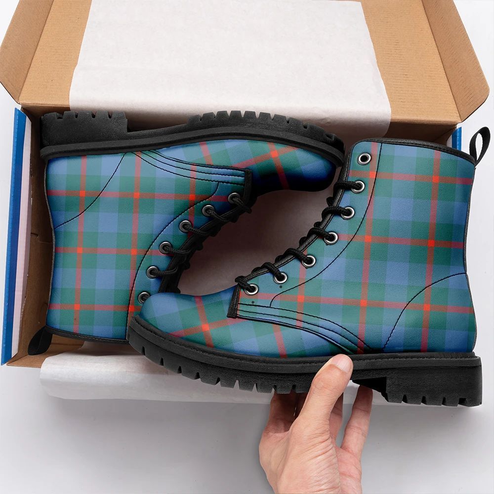 Agnew Ancient Tartan Leather Boots