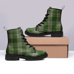 Cunningham Dress Green Dancers Tartan Leather Boots