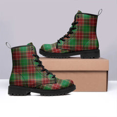 Baxter Modern Tartan Leather Boots