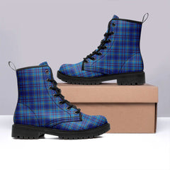 Mercer Modern Tartan Leather Boots