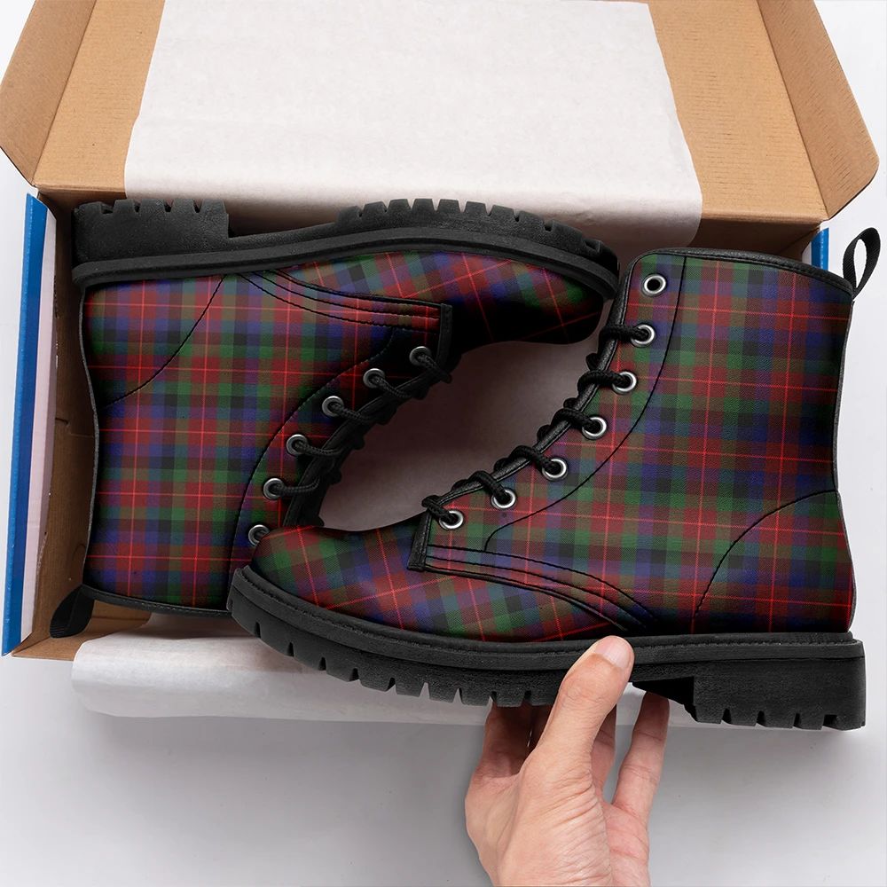 Tennant Tartan Leather Boots