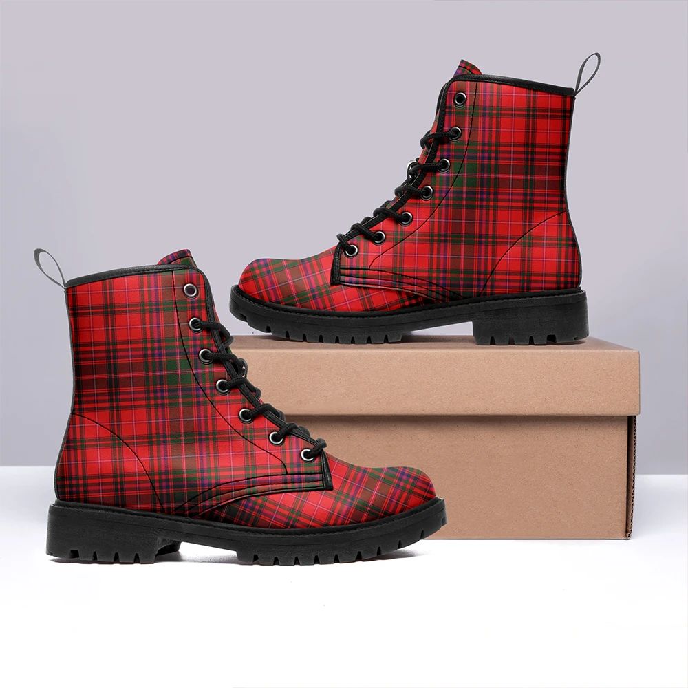 MacDougall Modern Tartan Leather Boots