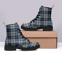 Napier Modern Tartan Leather Boots