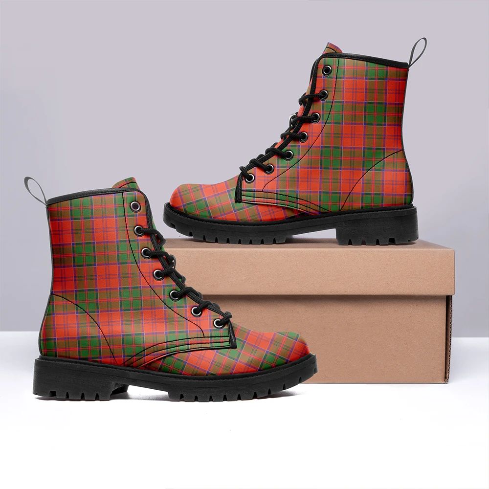 Grant Ancient Tartan Leather Boots