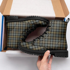 Campbell Argyll Weathered Tartan Leather Boots