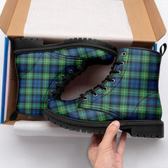 Gordon Ancient Tartan Leather Boots