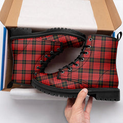 MacQueen Modern Tartan Leather Boots