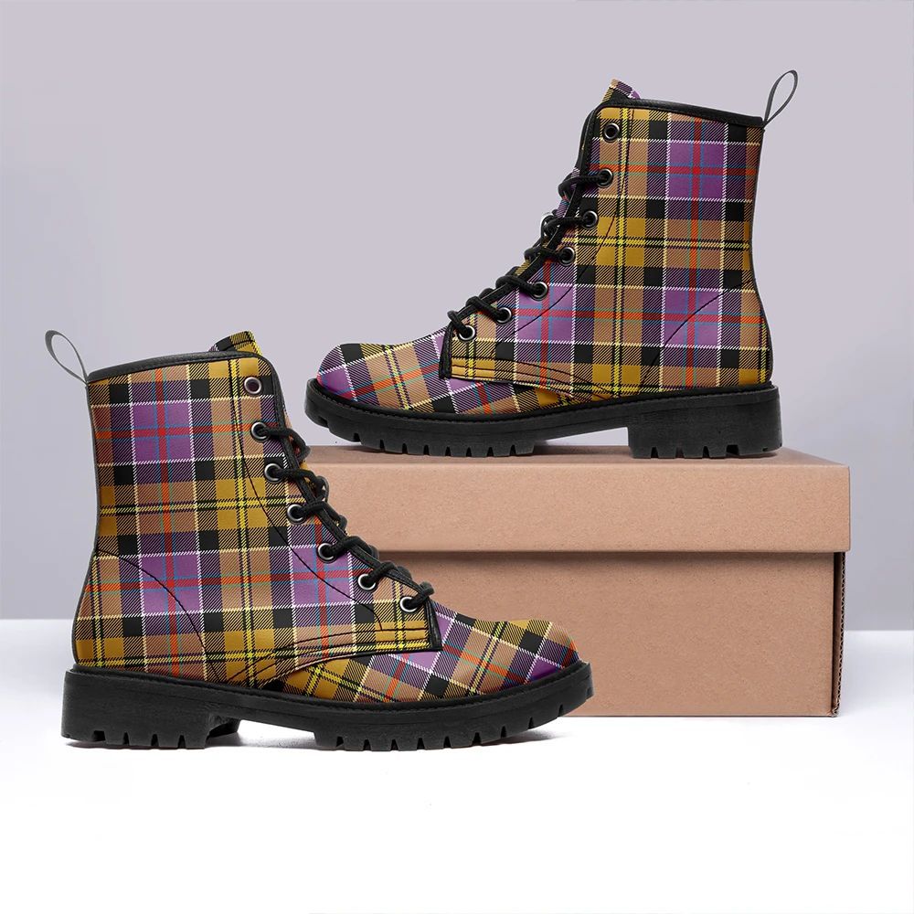 Culloden Ancient Tartan Leather Boots