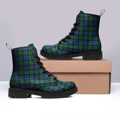 Blackwatch Ancient Tartan Leather Boots