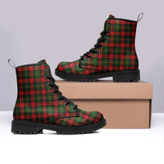 Blackstock Tartan Leather Boots