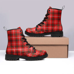 Rothesay Modern Tartan Leather Boots