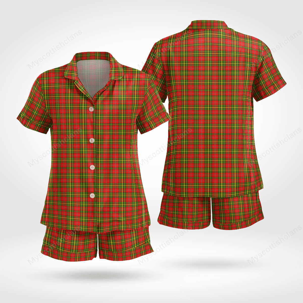 Leask Tartan Short Sleeve Pyjama