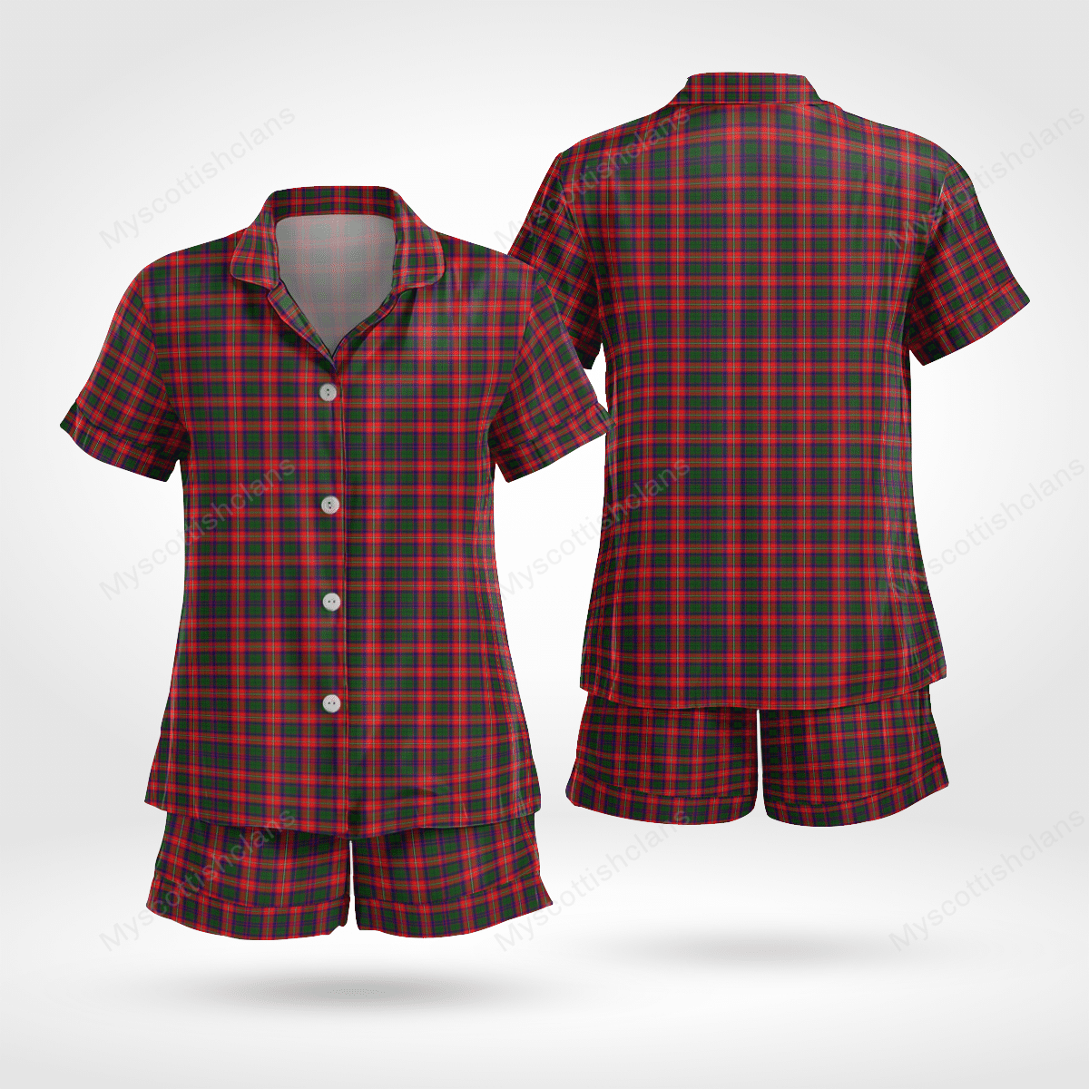 Mow Tartan Short Sleeve Pyjama