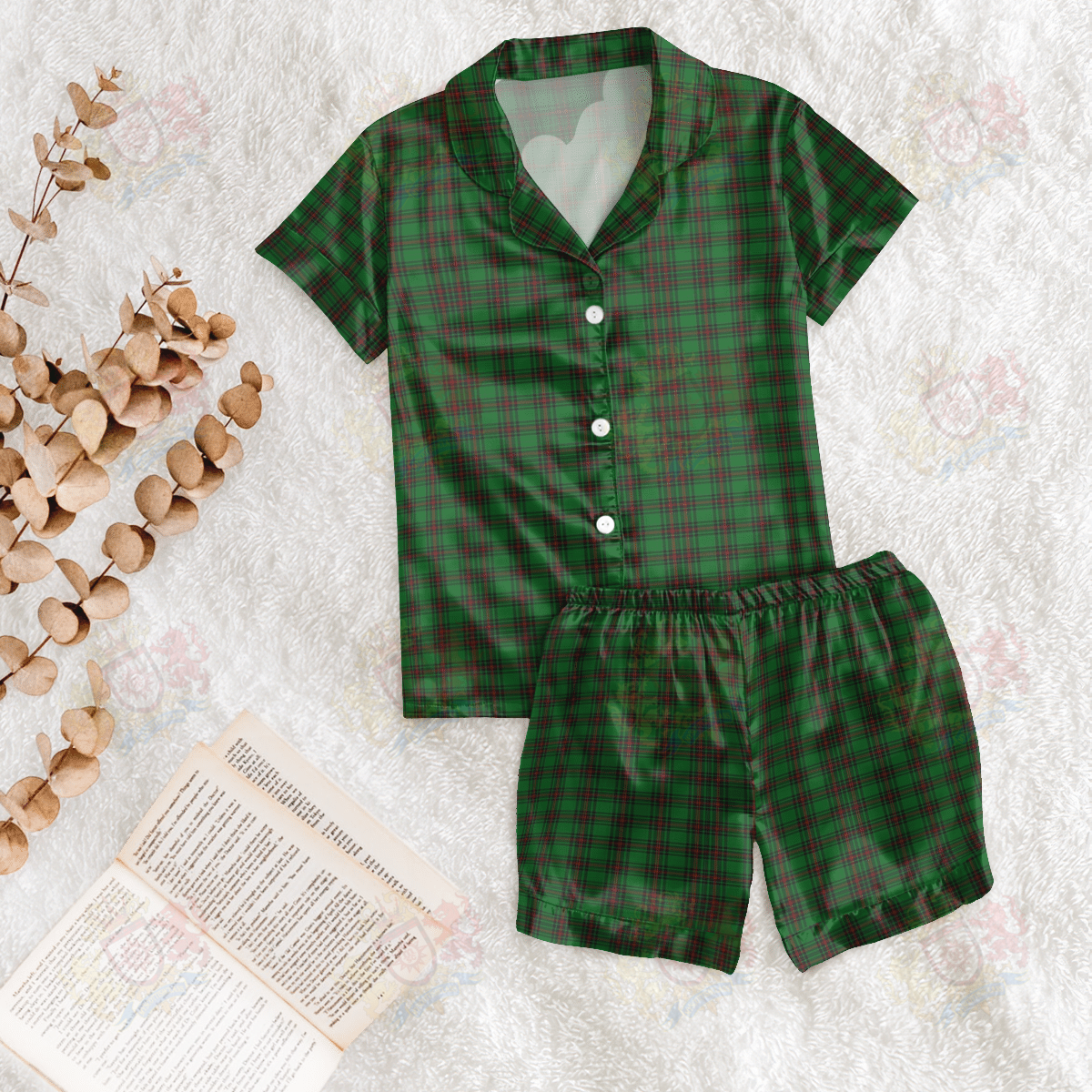 Primrose Tartan Short Sleeve Pyjama