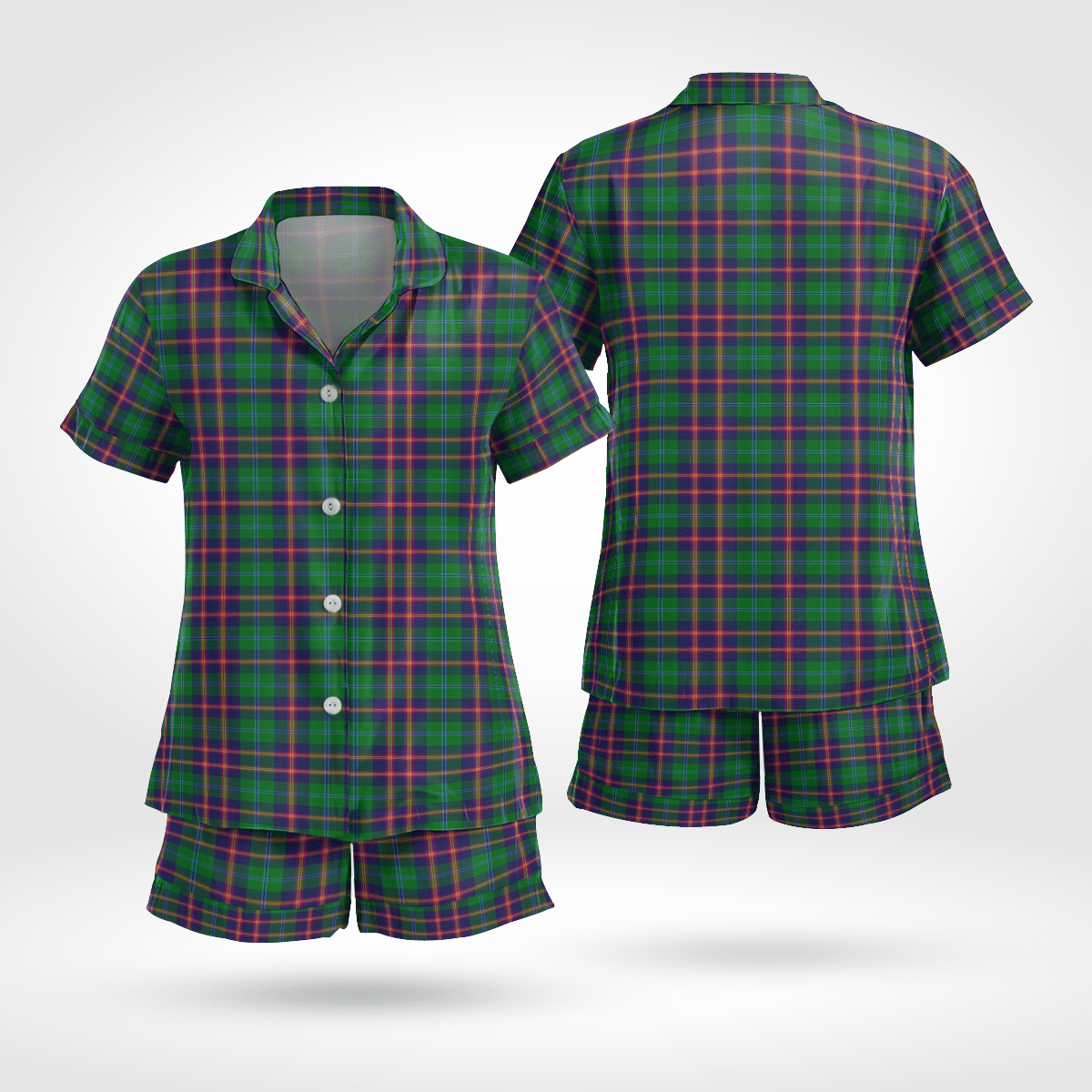 Young Tartan Short Sleeve Pyjama