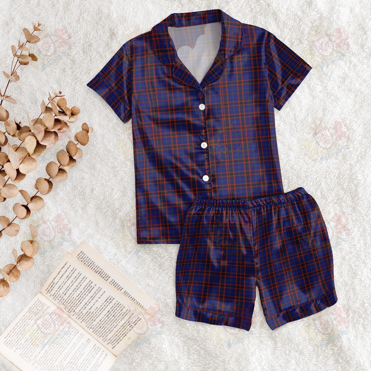 Home Tartan Short Sleeve Pyjama