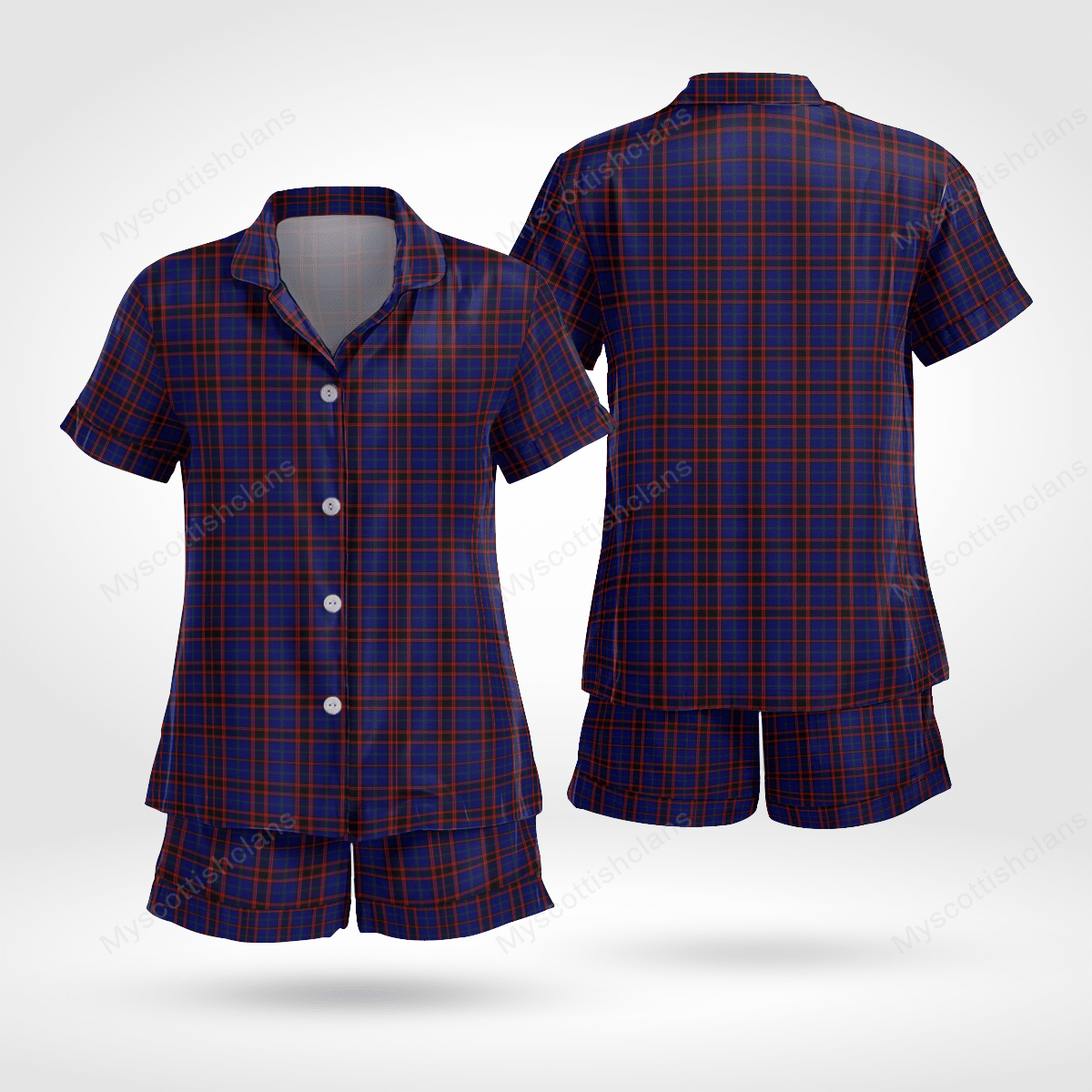 Home Tartan Short Sleeve Pyjama