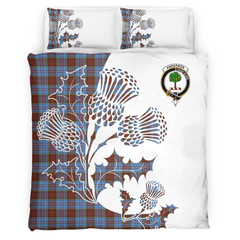 Anderson Tartan Crest Bedding Set - Thistle Style