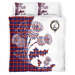 Anstruther Tartan Crest Bedding Set - Thistle Style