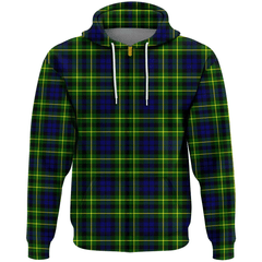 Campbell of Breadalbane Modern Tartan Zipper Hoodie