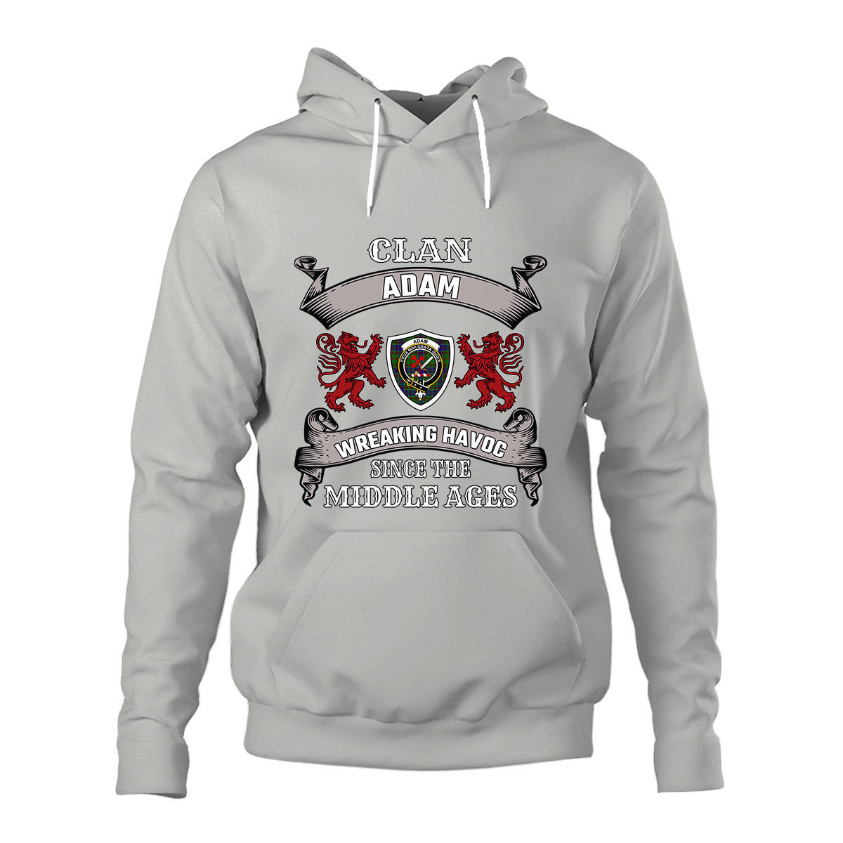 Adam Family Tartan - 2D Unisex Hoodie