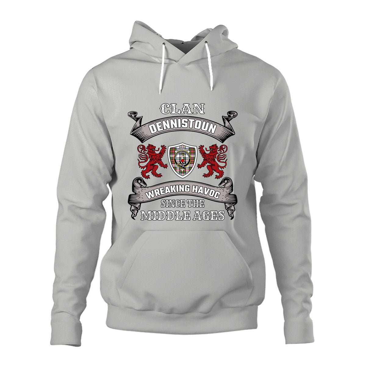 Dennistoun Family Tartan - 2D Unisex Hoodie