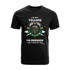 Ferguson Tartan Crest T-shirt - I'm not yelling style