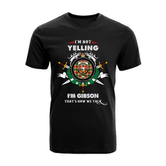 Gibson Tartan Crest T-shirt - I'm not yelling style