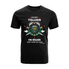 Gillies Tartan Crest T-shirt - I'm not yelling style