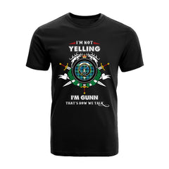 Gunn Tartan Crest T-shirt - I'm not yelling style