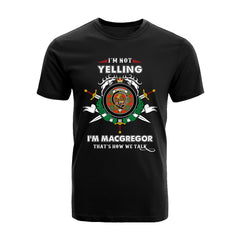 MacGregor Tartan Crest T-shirt - I'm not yelling style