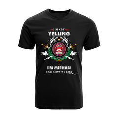 Meehan Tartan Crest T-shirt - I'm not yelling style