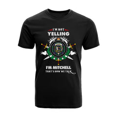 Mitchell Tartan Crest T-shirt - I'm not yelling style