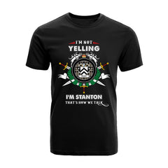 Stanton Tartan Crest T-shirt - I'm not yelling style