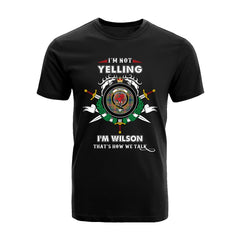 Wilson Tartan Crest T-shirt - I'm not yelling style