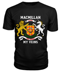 MacMillan Tartan Crest 2D T-shirt - Blood Runs Through My Veins Style