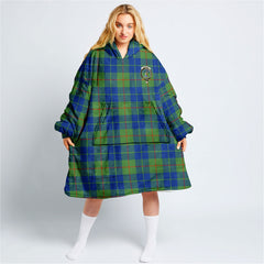 Barclay Hunting Ancient Tartan Hoodie Blanket