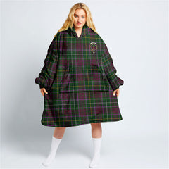 Crosbie (or Crosby) Tartan Hoodie Blanket