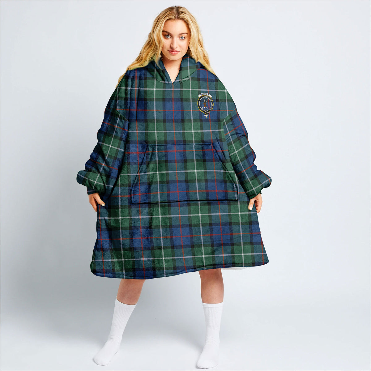 Davidson of Tulloch Tartan Hoodie Blanket