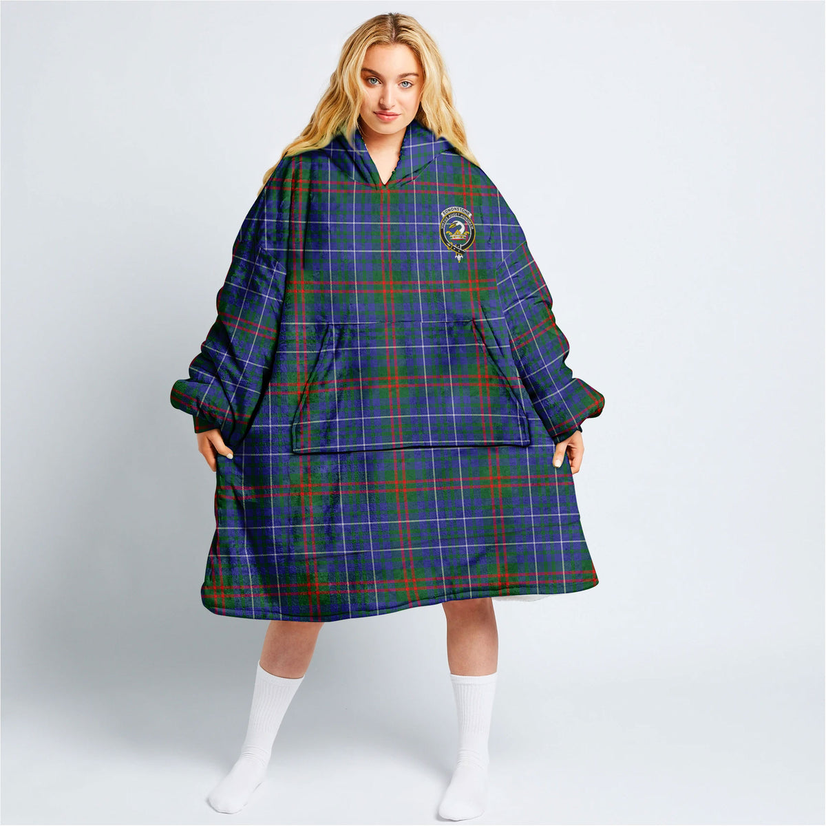 Edmonstone Tartan Hoodie Blanket