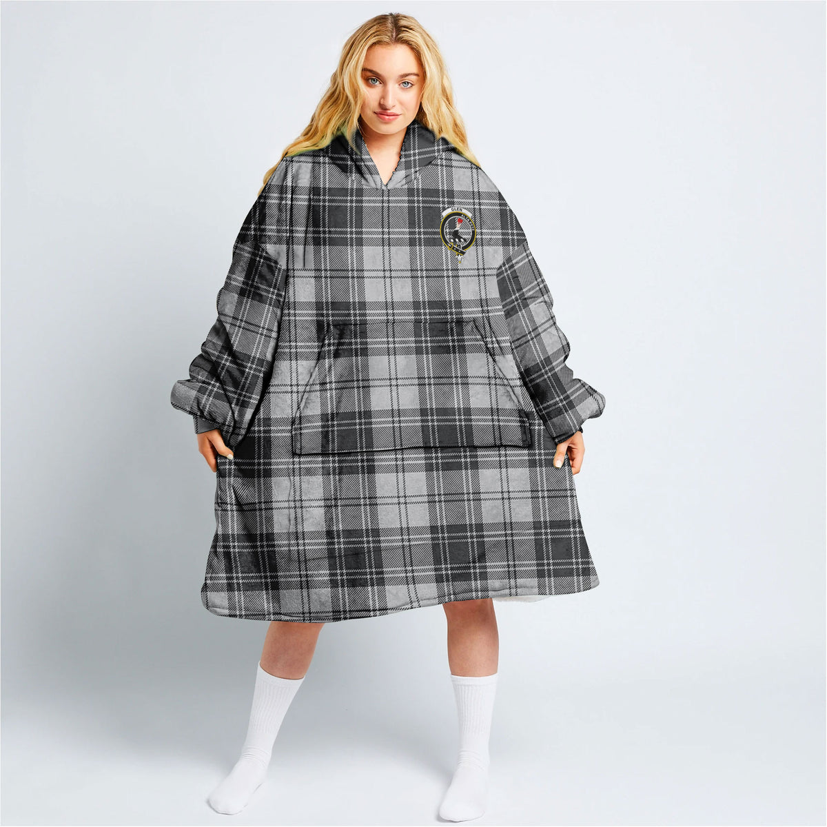 Glen Tartan Hoodie Blanket