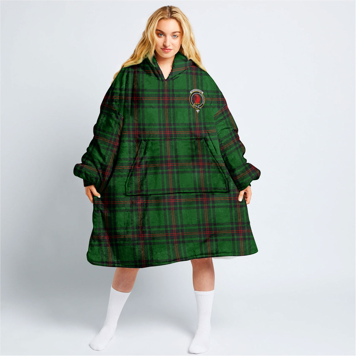 Halkerston Tartan Hoodie Blanket