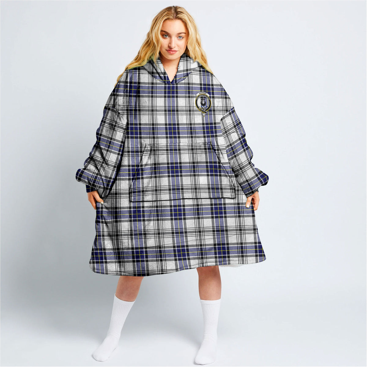 Hannay Modern Tartan Hoodie Blanket